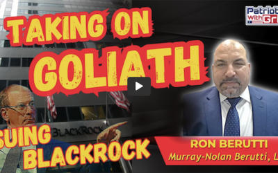 Ron interviewed about his liberty cases, including against BlackRock on Patriots with Grit.